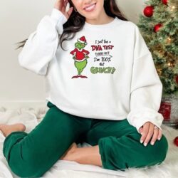 Festive Grinch Holiday Sweatshirt With Dna Test