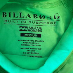 billabong rash guard medium