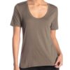 Habitual "Reed" Scoop Neck Short Sleeve Pullover Top Large in Army Green NWT - Image 6