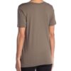 Habitual "Reed" Scoop Neck Short Sleeve Pullover Top Large in Army Green NWT - Image 7