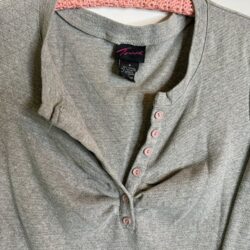 Torrid sliver grey knit top sz 4x