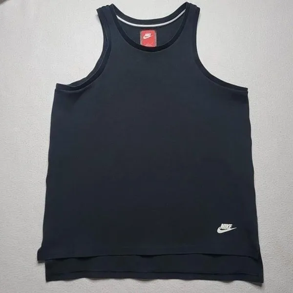 Nike Sportswear Tech Pack Mix Fleece Tan Top Men's Size Large Back