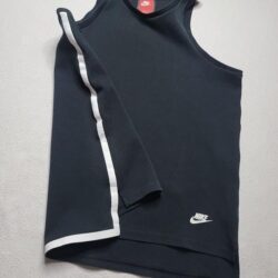 Nike Sportswear Tech Pack Mix Fleece Tan Top Men’s Size Large Back