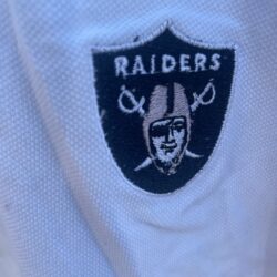 Vintage LA Raiders NFL Polo Golf Shirt L Logo 7