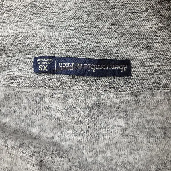 Abercrombie & Fitch Gray Cowl Neck Long Sleeve XS - Image 4