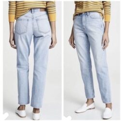 MADEWELL Women’s 26 The Perfect Vintage Jean Light Blue Zip Fly C2819 ($128)