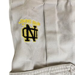 Reyn Spooner Cargo Shorts Nortre Dame Logo Embroidery Beige size 38