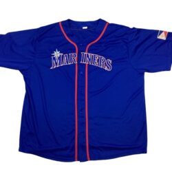 Seattle Mariners MLB button front fan jersey