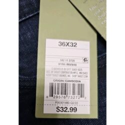 *NWT* Goodfellow Men’s Dark Blue Total Flex Jeans Slim Fit 36W×32L Y49