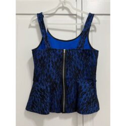 Express Women’s Sleeveless Lace Peplum Top (S)