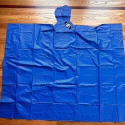 Boston Breakers Blue Aqua Sheen Adult Rain Poncho *New w Tags*