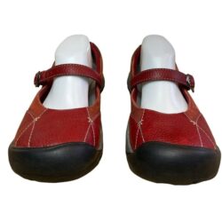 Keen Presidio Women’s Size 8 Red Leather/Suede Mary Jane Bumper Toe Hiking Shoes