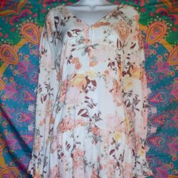 Plus size v-neck baby doll top