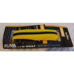 $20.00 TKO Running Belt with Reflective Trim, Yellow