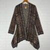 Ruby Rd Open Front Cardigan Women’s Size XL Petite Snake Print