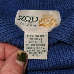 VINTAGE IZOD CLUB SWEATER