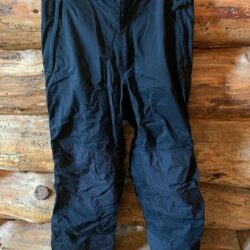 Sz M Columbia Ski Snow Pants Trousers Snowboarding Nylon 100% Black