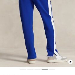 Mens Ralph Lauren blue track pants