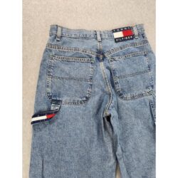 Vintage 1990’s TOMMY HILFIGER Carpenter Skater Baggy Wide Leg Jeans 29×29 Size 6