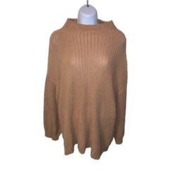 American Eagle brown mock neck sweater size XS/small very oversized