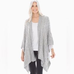 SOMA Cable Knit Ruana Wrap One