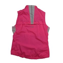 Saucony ViZiPro Reflective Hot Pink Womens Full Zip Running Vest Size Medium