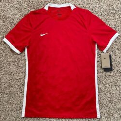 Nike Men’s Dri-Fit Challenge IV Short Sleeve T-Shirt Jersey Red, Size M (New)