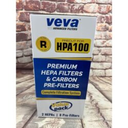 VEVA Premium 2 HEPA Replacement Filter Pack with 8 Carbon Pre Filters for Honeyw