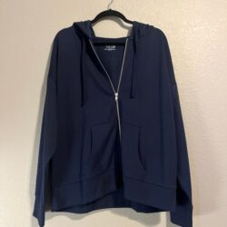 Plus Size Navy Jacket and White Sweater Bundle