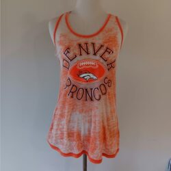 Denver Broncos burnout tank top