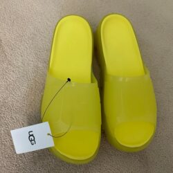 UGG Women’s Jella Clear Yellow Slides Size 8