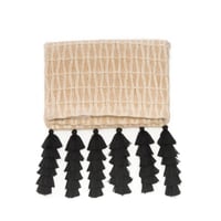 Misa Los Angeles Jute Tassel Clutch Resort Vacation Beach Bohemian