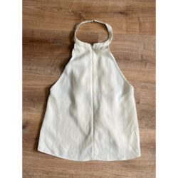 NWT  A.L.C. Cream Halter Tank Top Shirt Blouse Women’s Size 8
