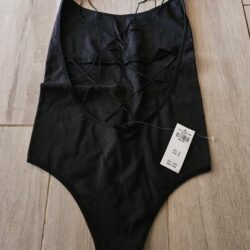 NWT Abercrombie & Fitch strappy bodysuit M