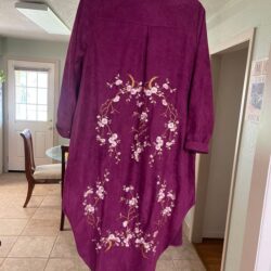 Suede coat/kimono