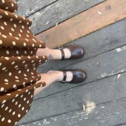 Dansko clogs in dark brown