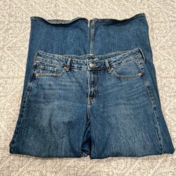Old Navy mid rise wide leg jeans