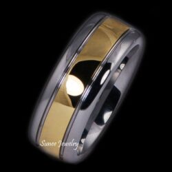 Sz 7 Mens Wedding Tungsten Carbide Ring