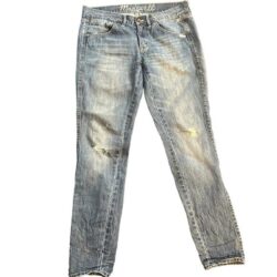 Madewell blue medium wash distressed men’s denim size 27 x 32