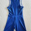 Nike Team USA Wrestling Singlet Mens Large Blue Grappling Spandex 835898-493 - Image 2