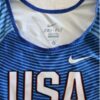 Nike Team USA Wrestling Singlet Mens Large Blue Grappling Spandex 835898-493 - Image 5