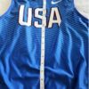 Nike Team USA Wrestling Singlet Mens Large Blue Grappling Spandex 835898-493 - Image 6