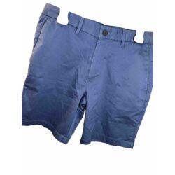 Banana Republic Men’s 31 x 9 Aiden Chino Flat Front Chambray Shorts Blue Cotton