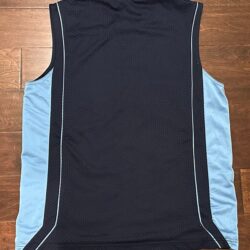 Vintage Men’s Nike Mesh Blank Sleeveless UNC Carolina Blue Basketball Jersey- XL