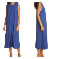 The Great Sleeveless Crew Dress Cobalt Size 2 (Medium)