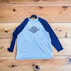 NWT Men’s Harley Davidson Raglan Long Sleeve Shirt 5X