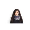 Makwa Backbone Cowl Stripe Handwoven Scarf 100% Wool Made In USA - Image 6