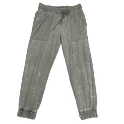 Cloth & Stone for Anthropologie Women’s Paint Splatter Jogger Pants Size M Gray