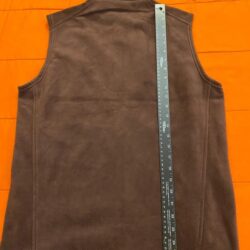 Columbia Jacket Mens Small Brown Fleece Vest Full Zip Classic Outdoor Casual