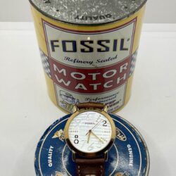 Fossil Motor Watch Oil Can New